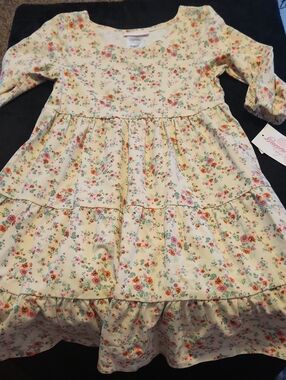 Bonnie Jean Floral Tiered Dress